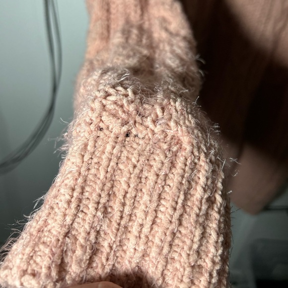 NEW Fate Light Pink Cable Knit Sweater with Pockets, So Soft, Women’s 2X - Picture 11 of 12